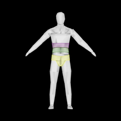 LEGEND'"`UNIQ--ref-00000006-QINU`"'Green = AbdomenViolet = DiaphragmYellow = Pelvis
