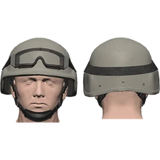 White - [Basic Helmet (Goggles)]