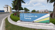 Main entrance signpost.
