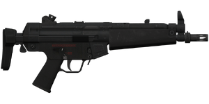 The MPV-N1 9 mm submachine gun.