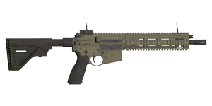 The SPAR-16 5.56 mm assault rifle.