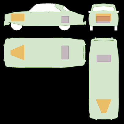 LEGEND'"`UNIQ--ref-00000012-QINU`"'Green = BodyOrange = EngineViolet = Fuel tank