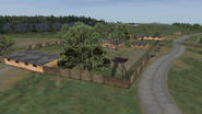 Military camp to its east.
