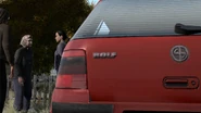 Rolf logo on its boot lid.