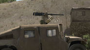 Alternate CROWS-fitted HMMWV variant, also armed with the M2HB.