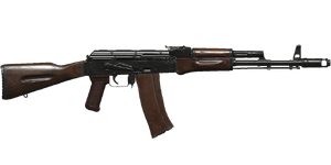 The AK-74 5.45 mm assault rifle.