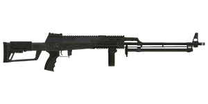 The RPK-12 7.62 mm light support weapon.