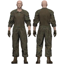 Woodland - [Marine Combat Uniform (Rolled Up/Gloves)]