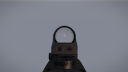 Backup red dot sight.