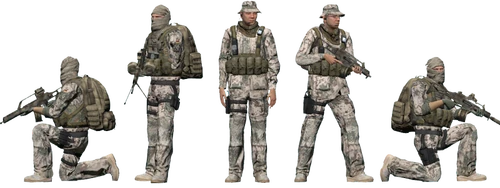 ArmA 2-era NATO SOF (KSK / Takistan)