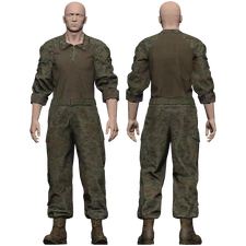 Woodland - [Marine Combat Uniform (Rolled Up)]
