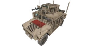 Desert - [HMMWV GPK (DShKM)]