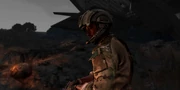Out of options, CPL Barklem attempts to meet up with the other survivors from LZ Mustang.