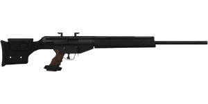 The PSG1 7.62 mm sniper rifle.