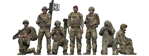 ArmA 2-era NATO troopers (British Army / Takistan)