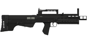 The Veles 12.7 mm battle rifle.