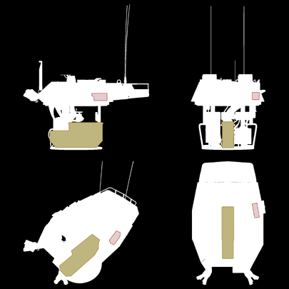 LEGEND'"`UNIQ--ref-000000A5-QINU`"'Gold/Maroon = Ammo storage