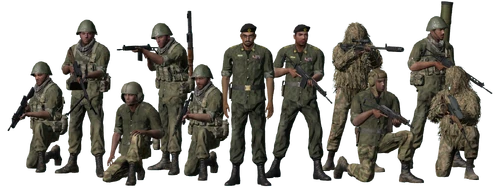 ArmA 2-era, pre-Operation Arrowhead conventional soldiers (2012)