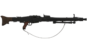 The MG42 7.92 mm medium machine gun.