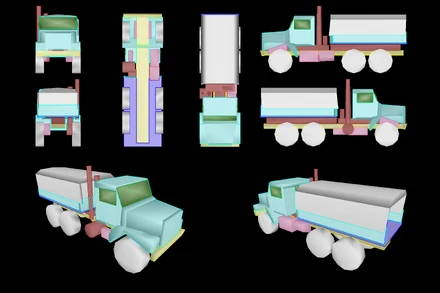 LEGENDDark blue = wood_desk.bisurfGreen = glassplate.bisurfMaroon = armor_7mm_plate.bisurfPink = armour.bisurfTeal = armor_3mm_plate.bisurfYellow = armor_11mm_plate