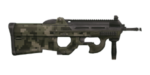 The Mk20C 5.56 mm carbine.