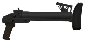 The wz.83 Pallad-D 40 mm grenade launcher.
