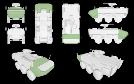 LEGEND:'"`UNIQ--ref-0000004B-QINU`"'Green = armour