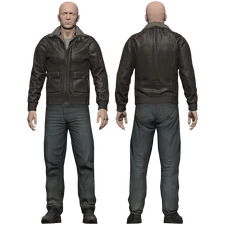 Brown - [Leather Jacket]