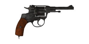 The M1895 7.62 mm handgun.
