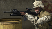M16A4 fitted with the M203.