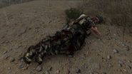 Smith's corpse following the doomed final assault.