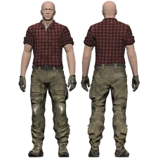 Contractor Outfit (Red)