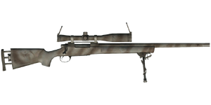 The M24 7.62 mm sniper rifle.