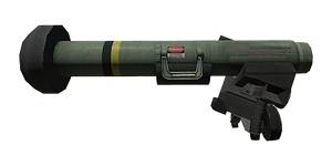 The Javelin Launcher 127 mm missile launcher.