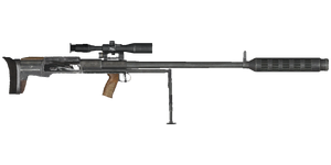 The KSVK 12.7 mm sniper rifle.
