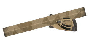 The Titan MPRL 127 mm missile launcher.