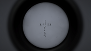 Zoomed-in scope reticle view.