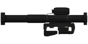 The PzF 3 60 mm rocket launcher.