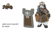 hero skin concept art