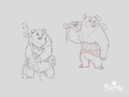 Sana and Brun concept art