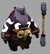 Bear Warcaster concept model.