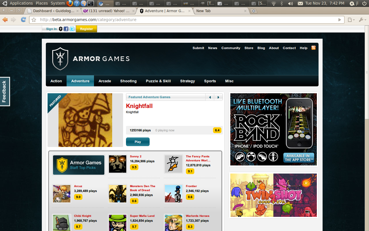 Play Free Games Online at Armor Games