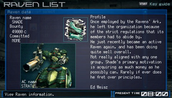 Shade (Last Raven) | Armored Core Wiki | Fandom