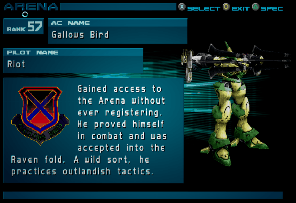 Ares, Armored Core Wiki