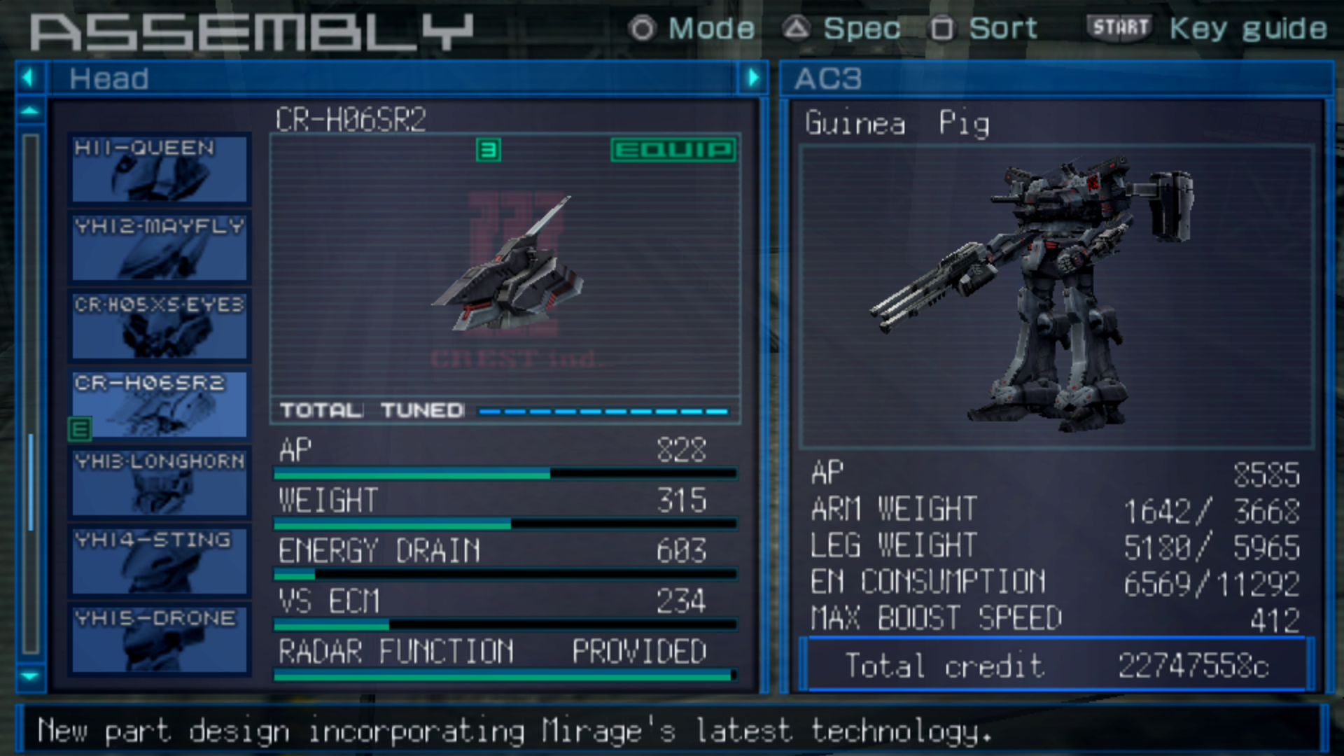crrr様 CR-H06SR2 | Armored Core Wiki | Fandom
