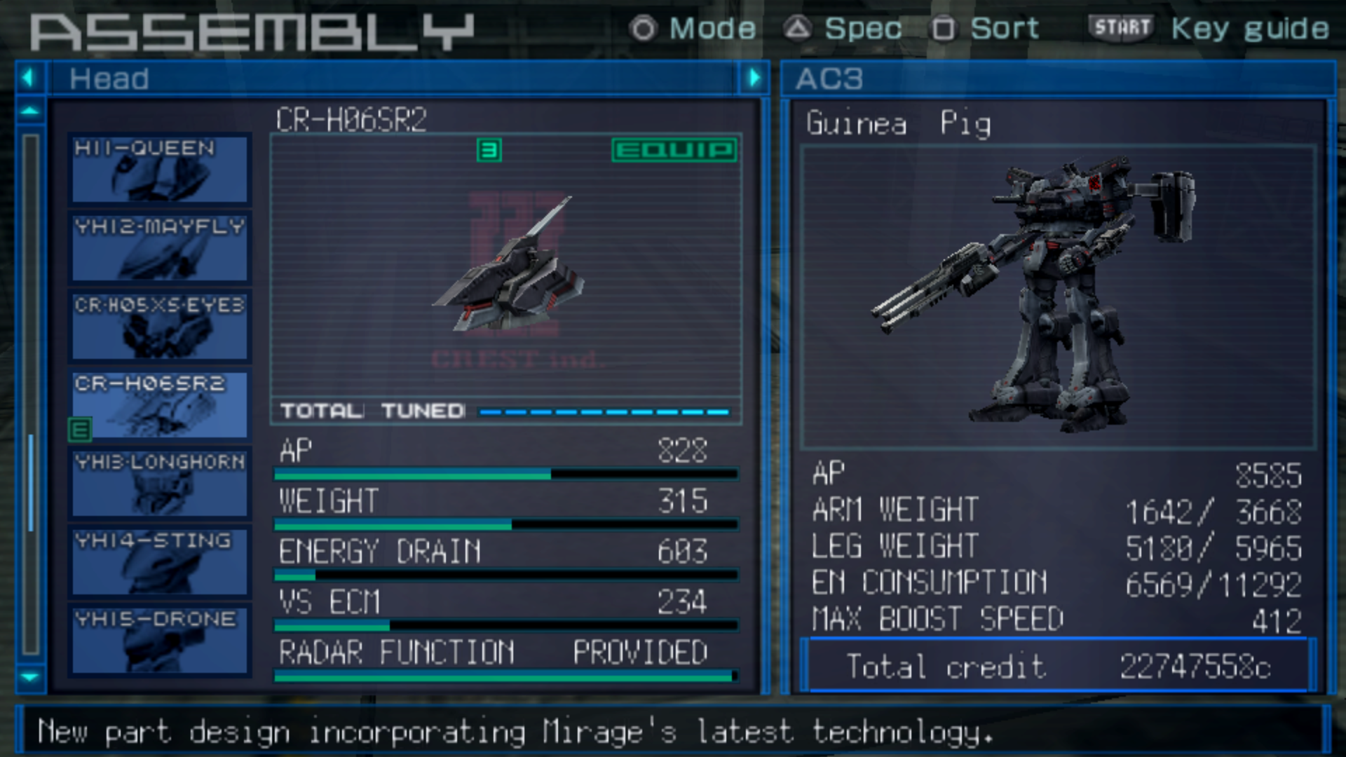 Cr H06sr2 Armored Core Wiki Fandom