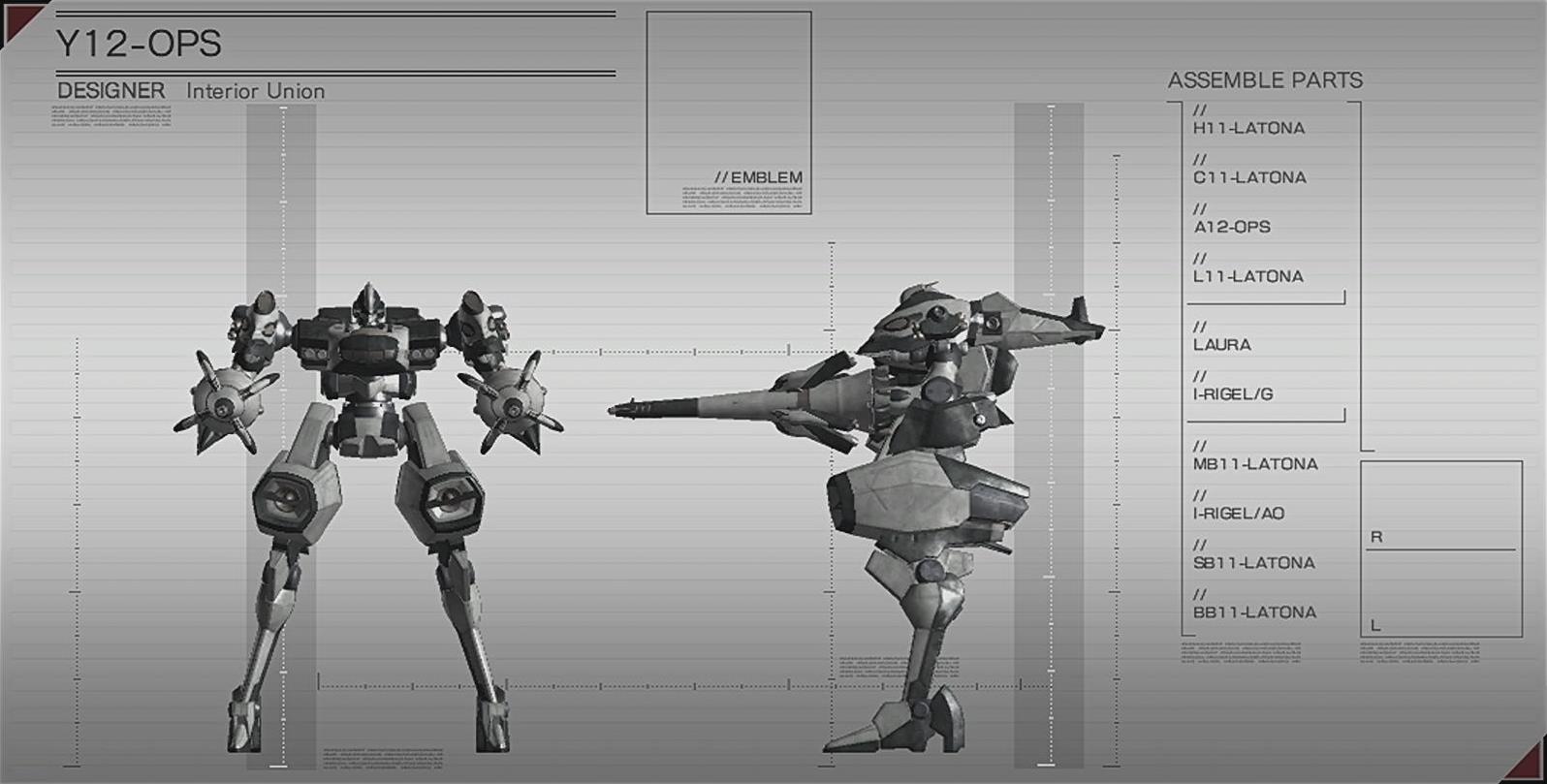Y12-OPS | Armored Core Wiki | Fandom Y12-OPS | Armored Core Wiki | Fandom