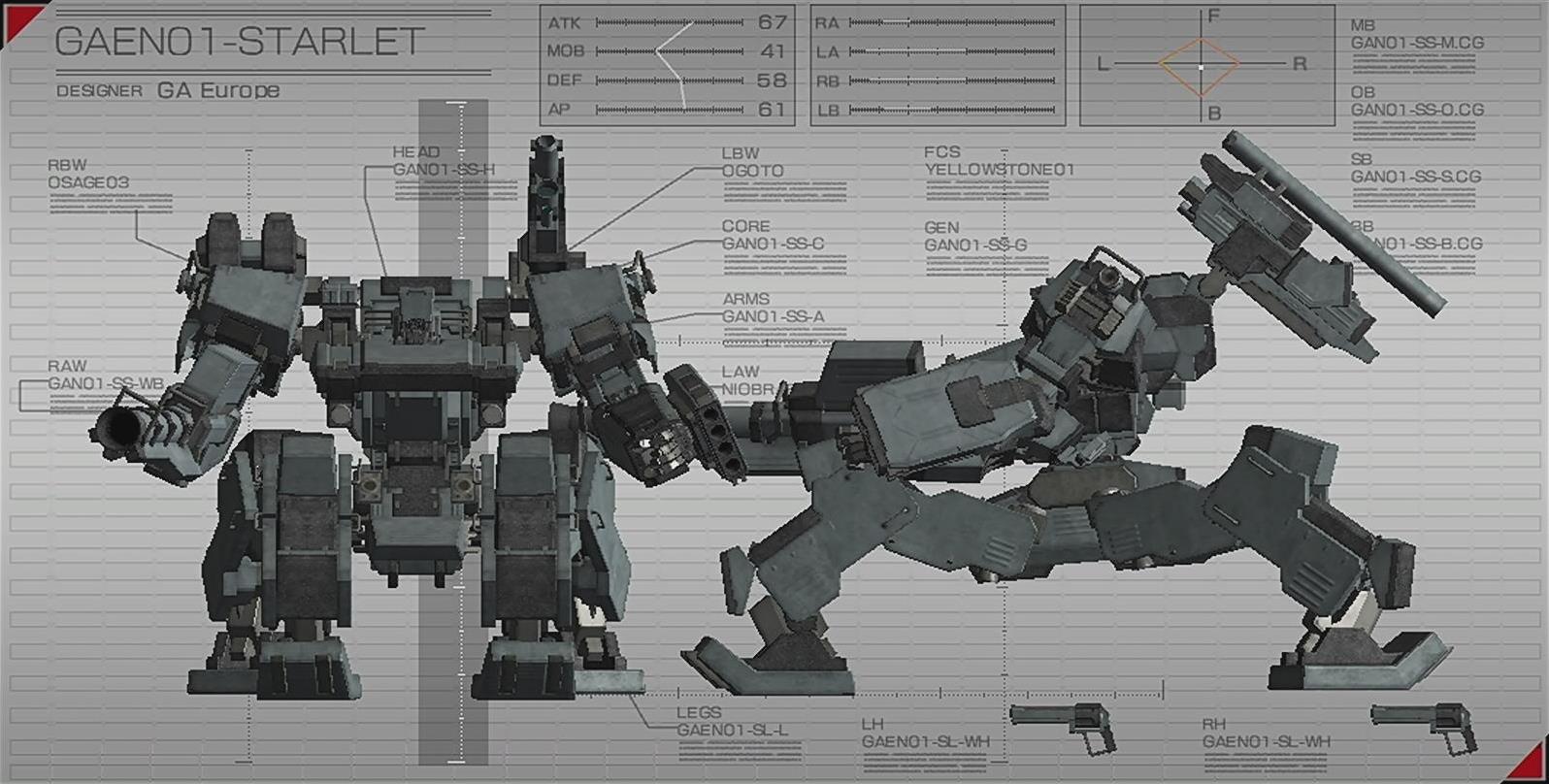 GAEN01-STARLET | Armored Core Wiki | Fandom