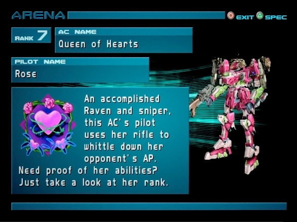 Rose, Armored Core Wiki