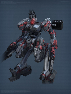 ロボット ZAKU BALAM INDUSTRIES BD-011 MELANDER AC 30MM Balam Industries BD-011 MELANDER (Armored Core VI